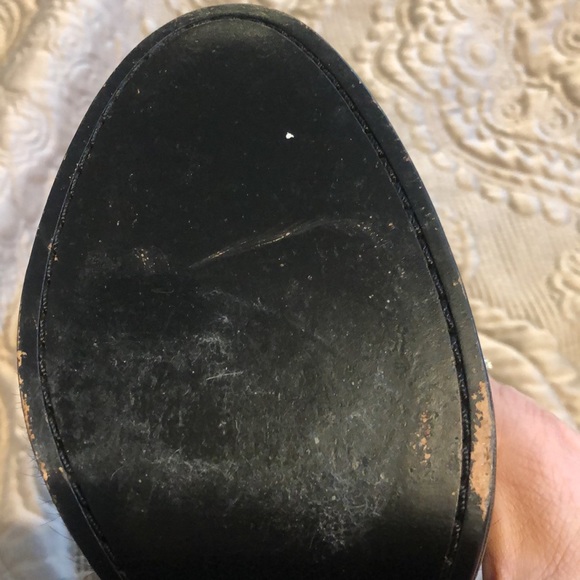 Rachel Zoe Hair Calf Leather Gorgeous Black Booties-Sz 8.5 - Picture 10 of 11